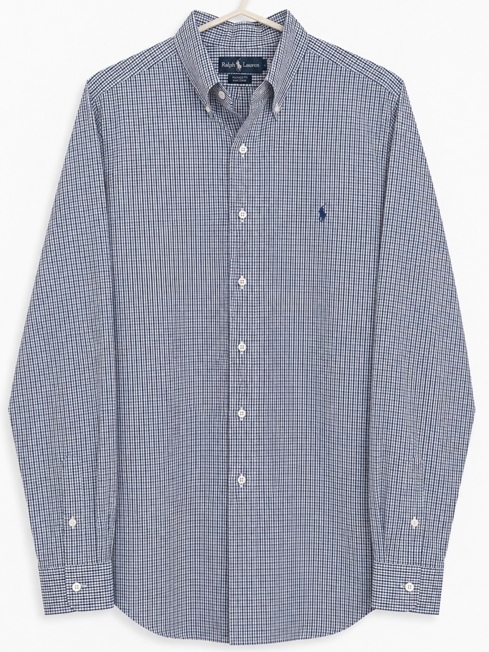 VTG Ralph Lauren Men's Blake 100% Cotton Plaid Oxford Shirt Hong Kong Size XL